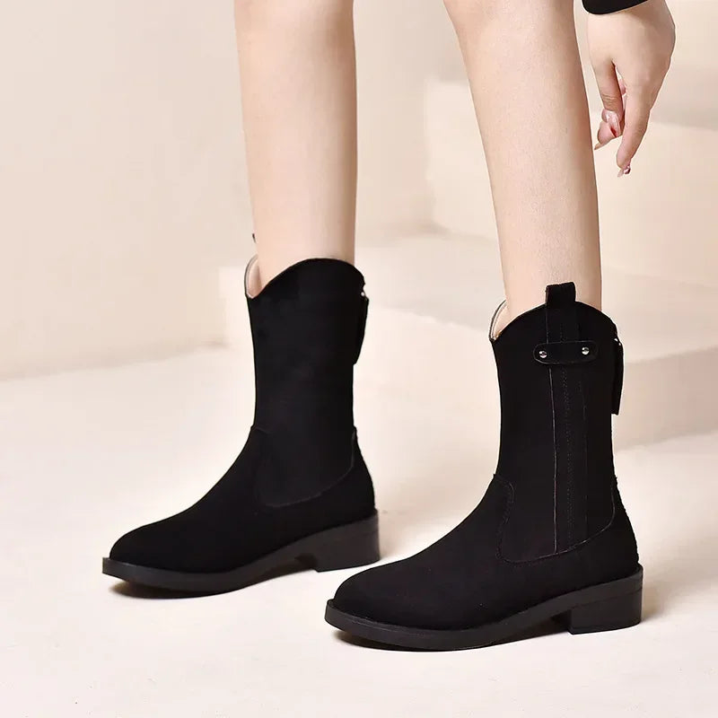 VelourStep Boots