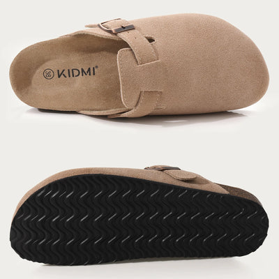 Suede Clogs Mules