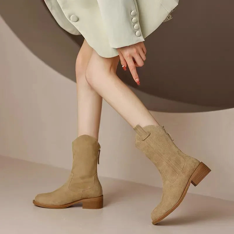 VelourStep Boots