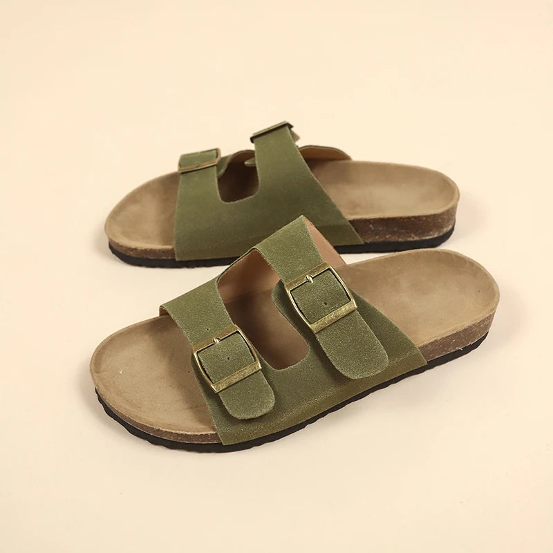 Flat Cork Slippers