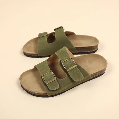Flat Cork Slippers