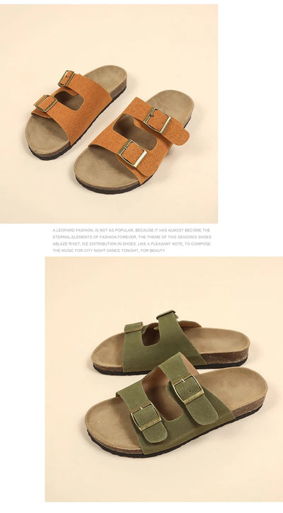 Flat Cork Slippers