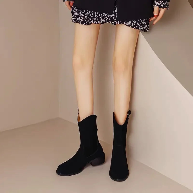 VelourStep Boots