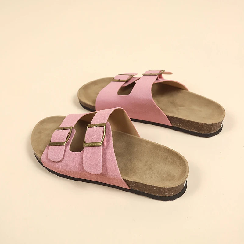 Flat Cork Slippers