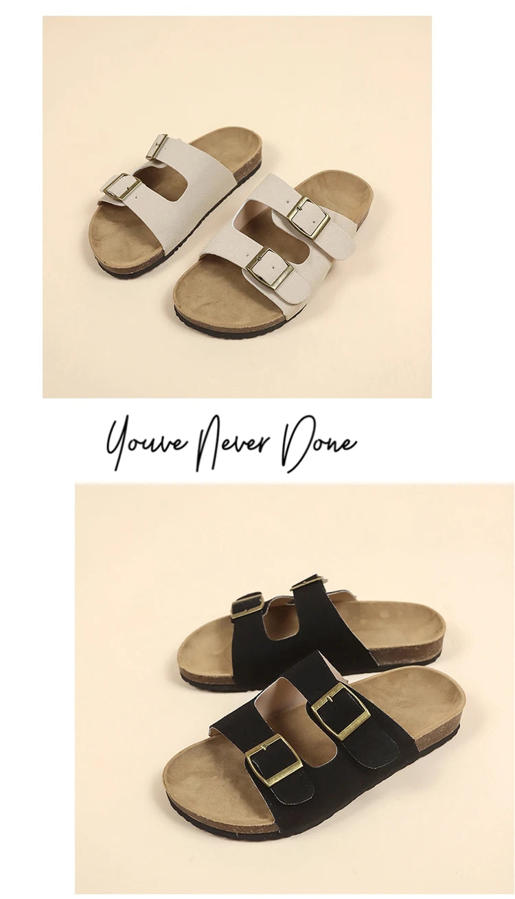 Flat Cork Slippers