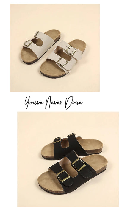 Flat Cork Slippers