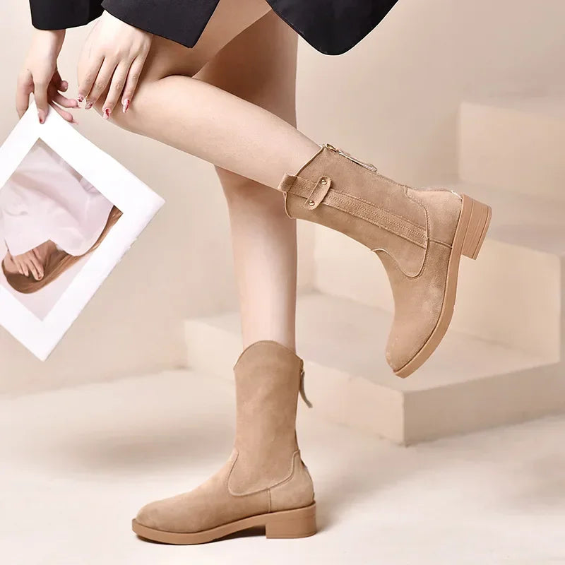 VelourStep Boots