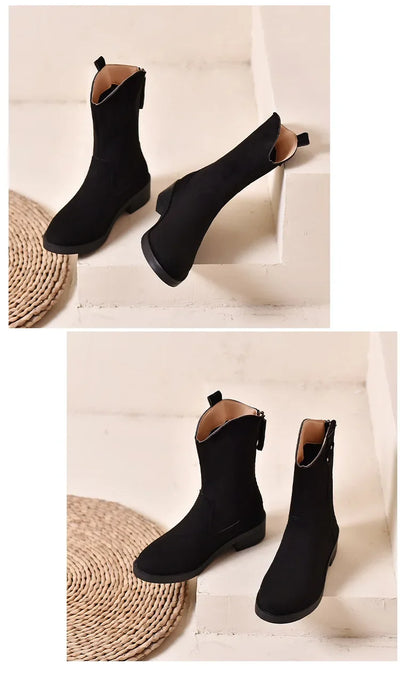 VelourStep Boots