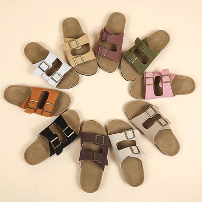 Flat Cork Slippers