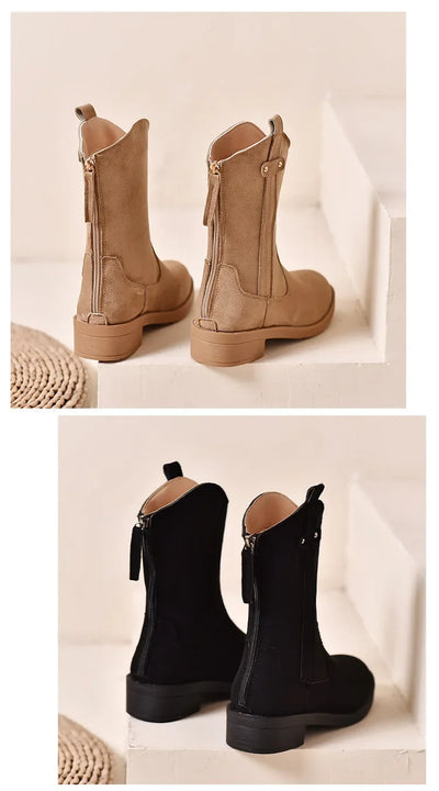 VelourStep Boots
