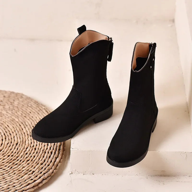 VelourStep Boots