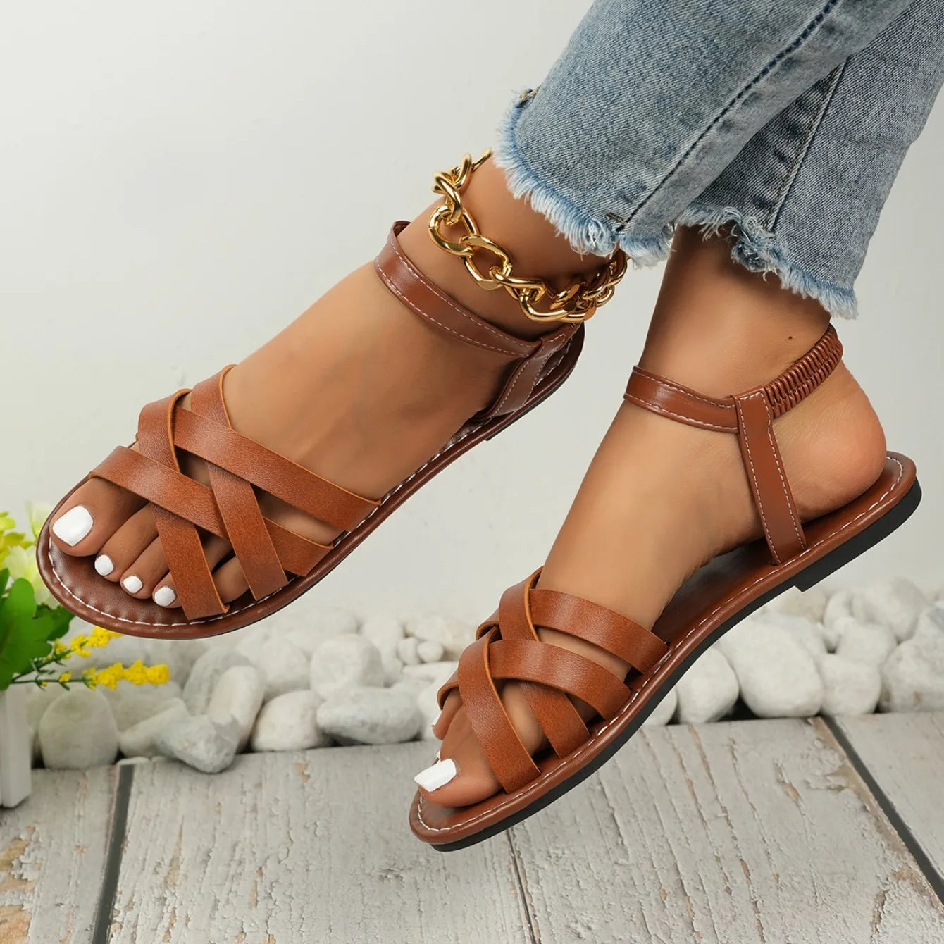 Sandals Roman Strap