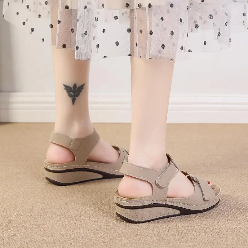 Peep Toe Casual Sandals