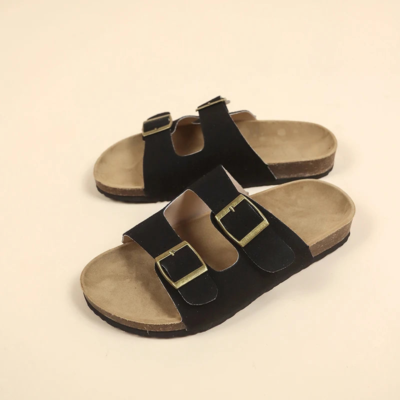 Flat Cork Slippers