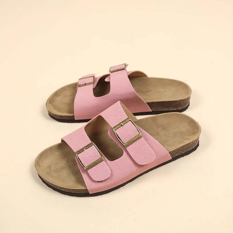 Flat Cork Slippers