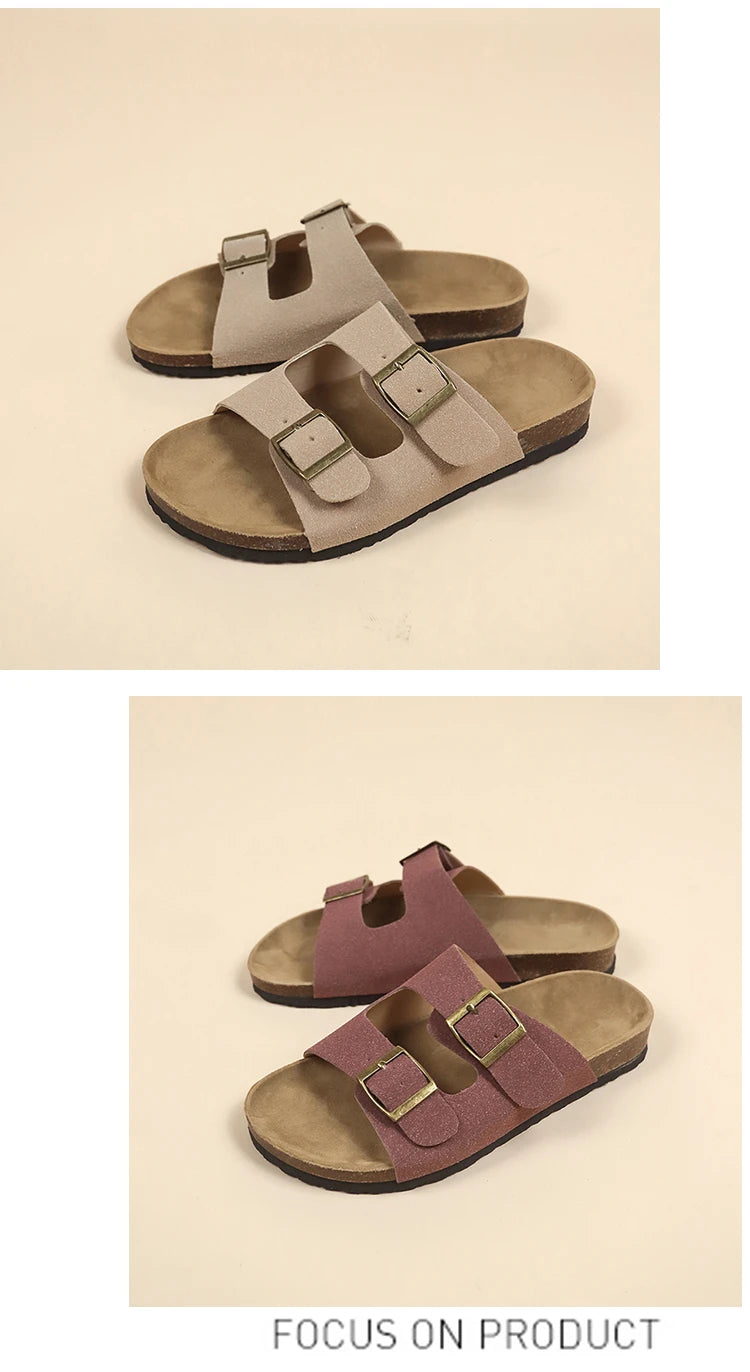Flat Cork Slippers