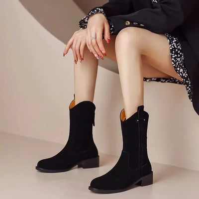 VelourStep Boots