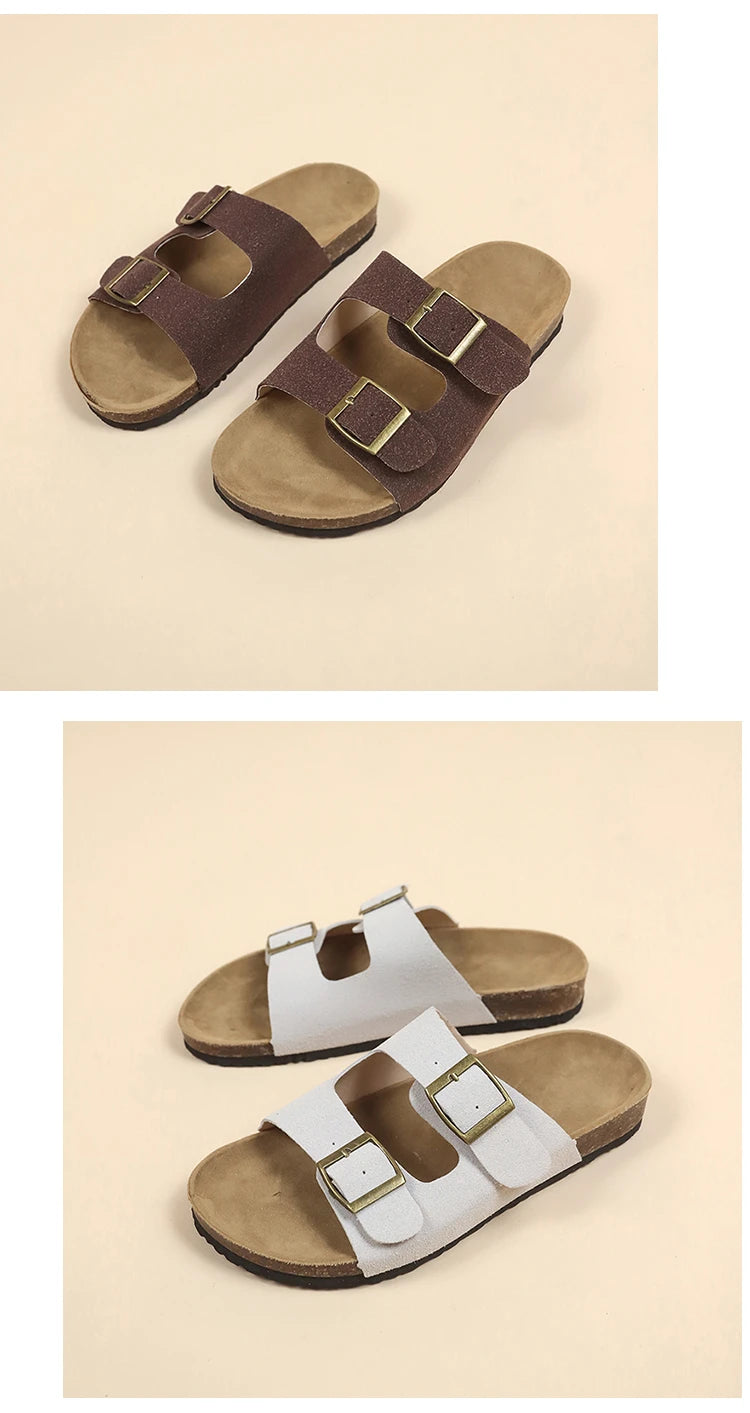 Flat Cork Slippers