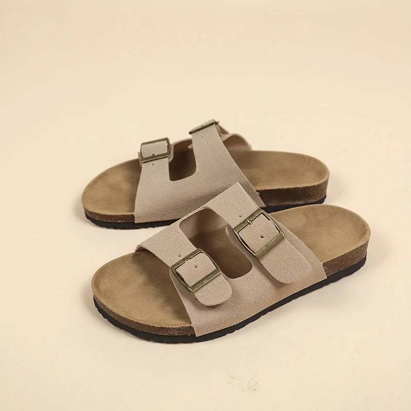 Flat Cork Slippers
