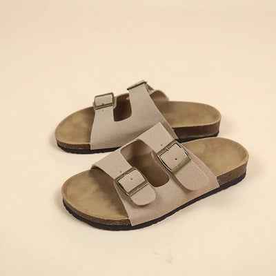 Flat Cork Slippers