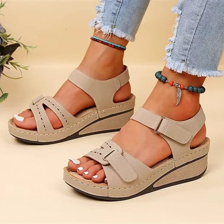 Peep Toe Casual Sandals